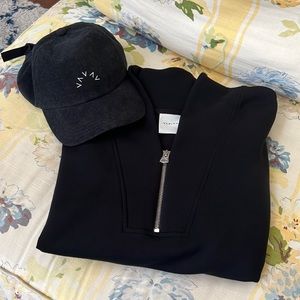 Varley Davidson sweatshirt, Franklin cap in black